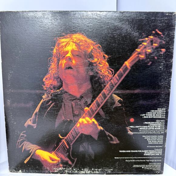 Let There Be Rock by AC/DC 1977 Vinyl LP Record Album Hard Rock Classic Music - Picture 6 of 6